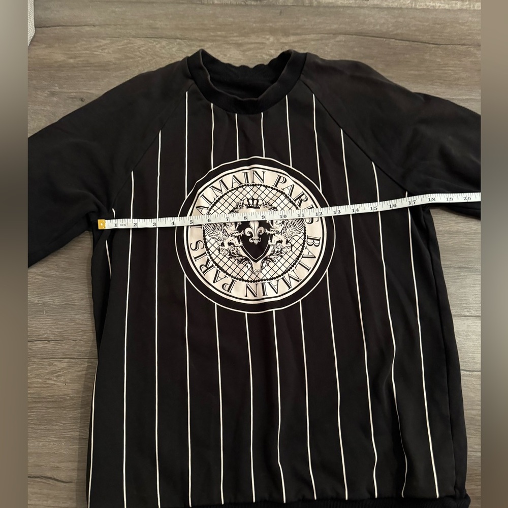 (SOLD)Balmain oversize long sleeve sweatshirt